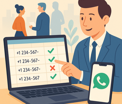 בדיקת מספרי וואטסספ